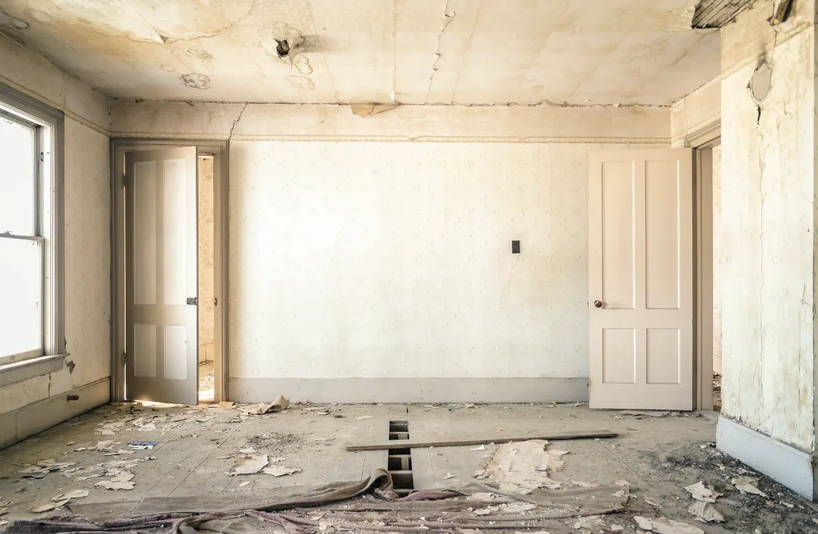 Waste disposal crew managing a cleanout project in Tustin